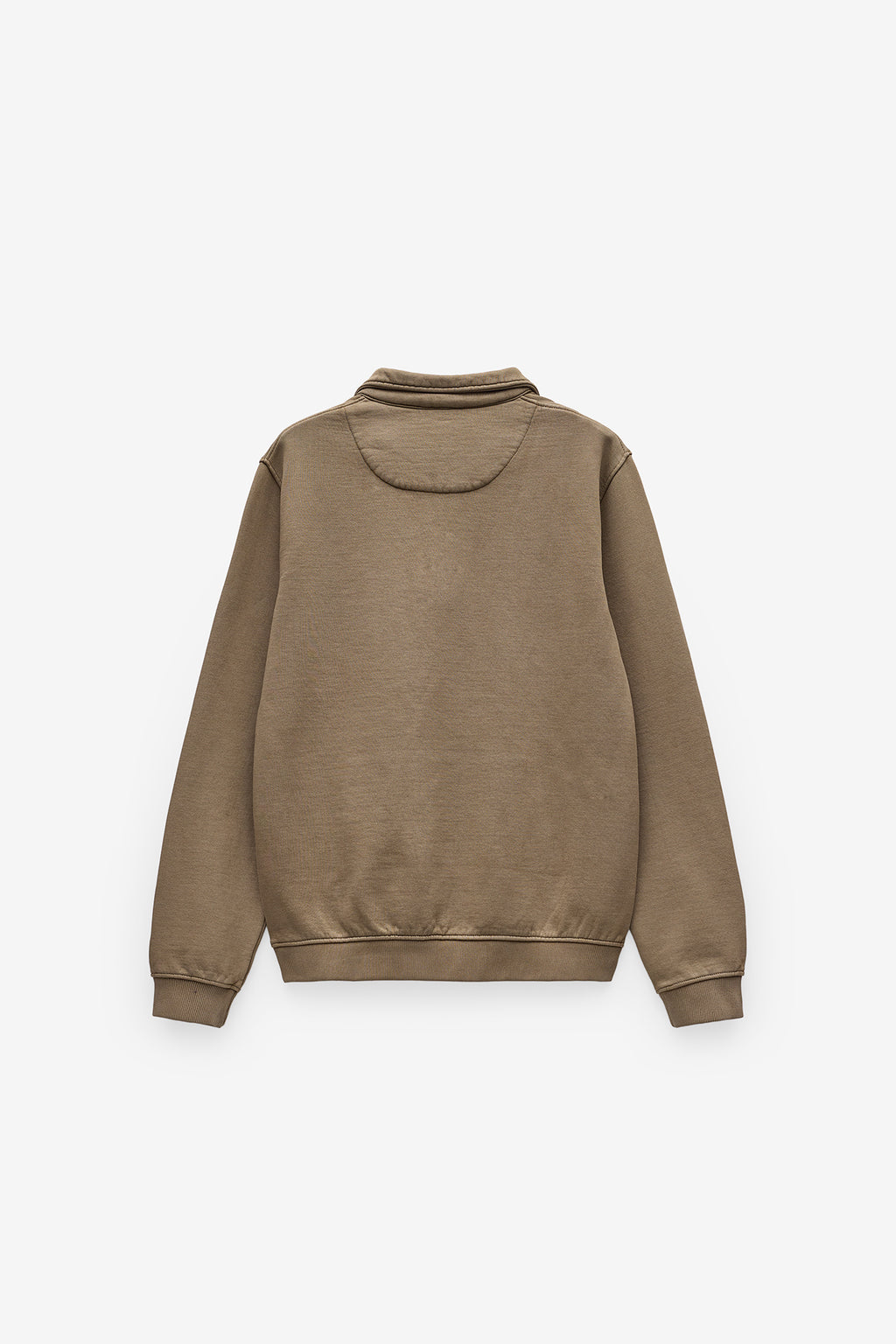 SWEATSHIRT COM FECHO GARMENT DYE