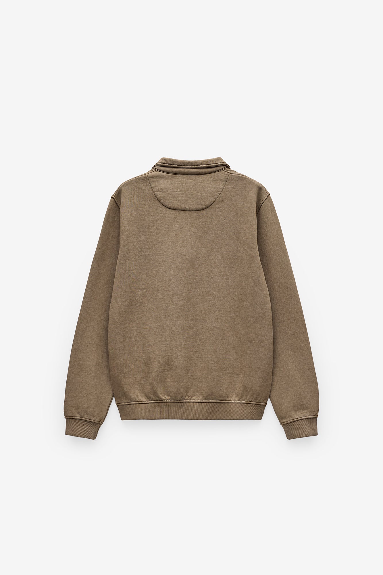 SWEATSHIRT COM FECHO GARMENT DYE