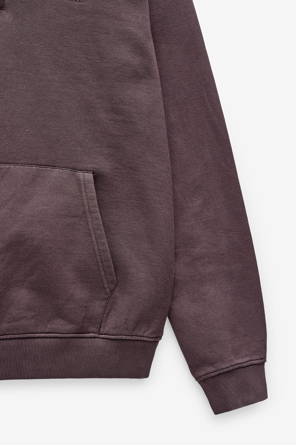 SWEATSHIRT COM FECHO GARMENT DYE