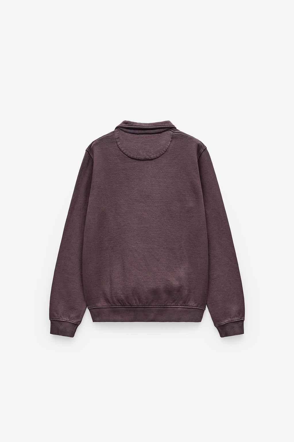 SWEATSHIRT COM FECHO GARMENT DYE