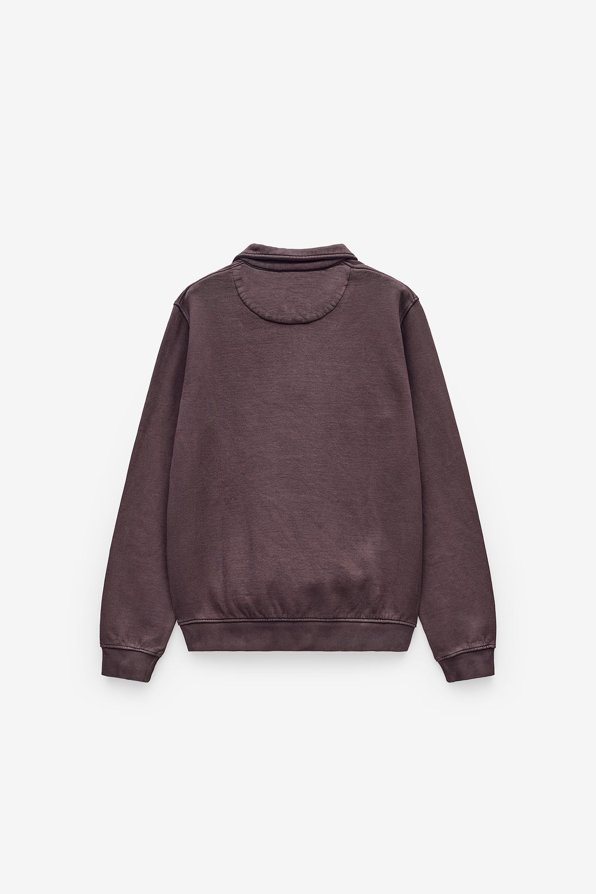 SWEATSHIRT COM FECHO GARMENT DYE