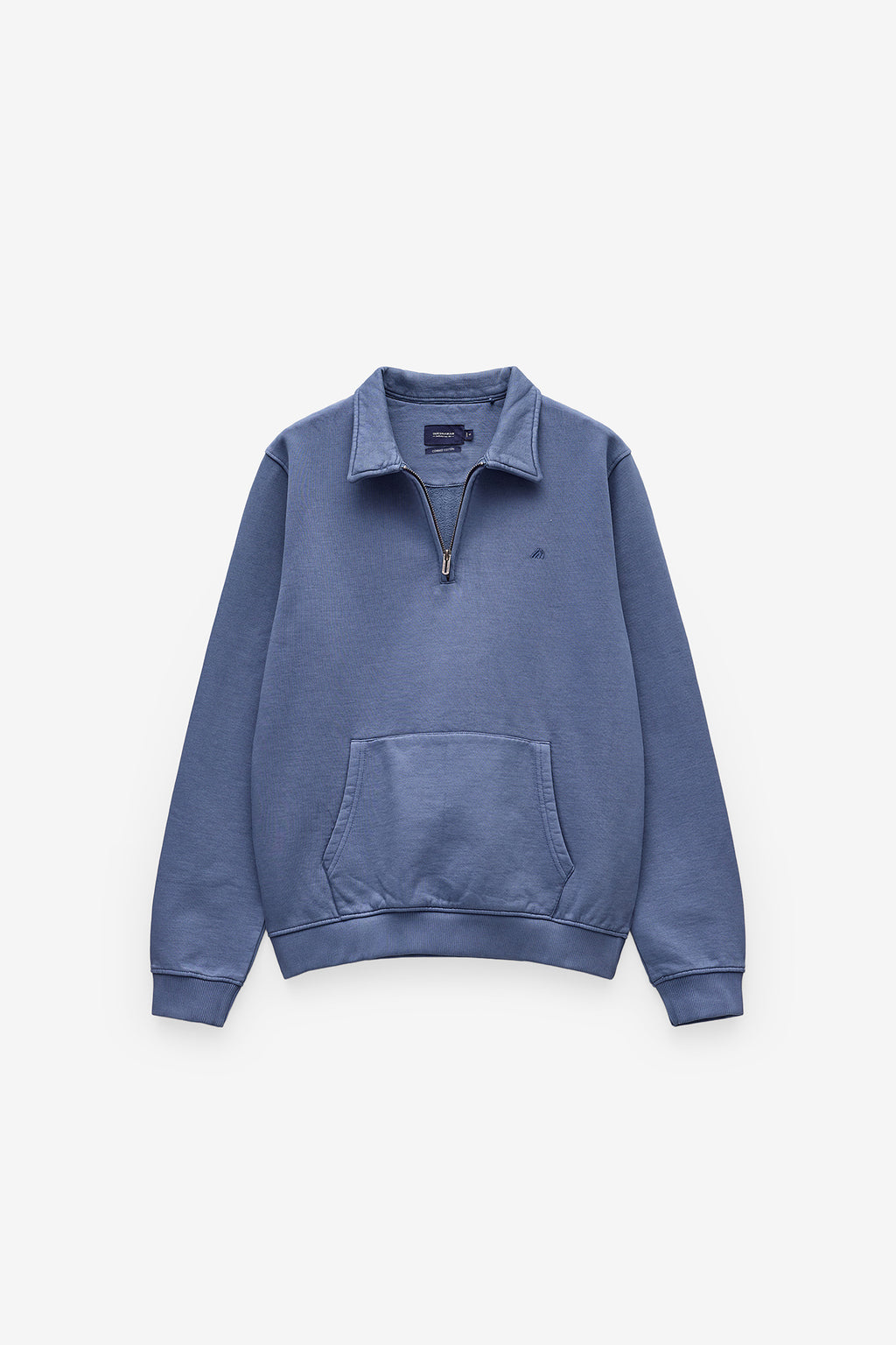 SWEATSHIRT COM FECHO GARMENT DYE