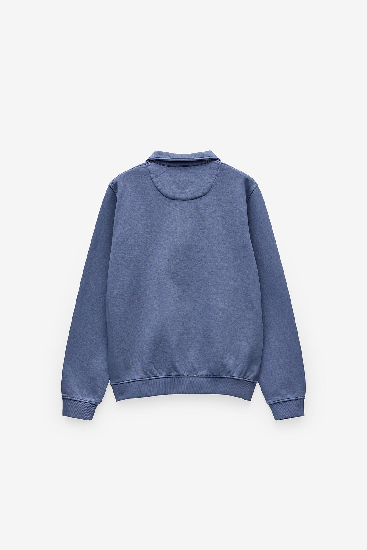 SWEATSHIRT COM FECHO GARMENT DYE