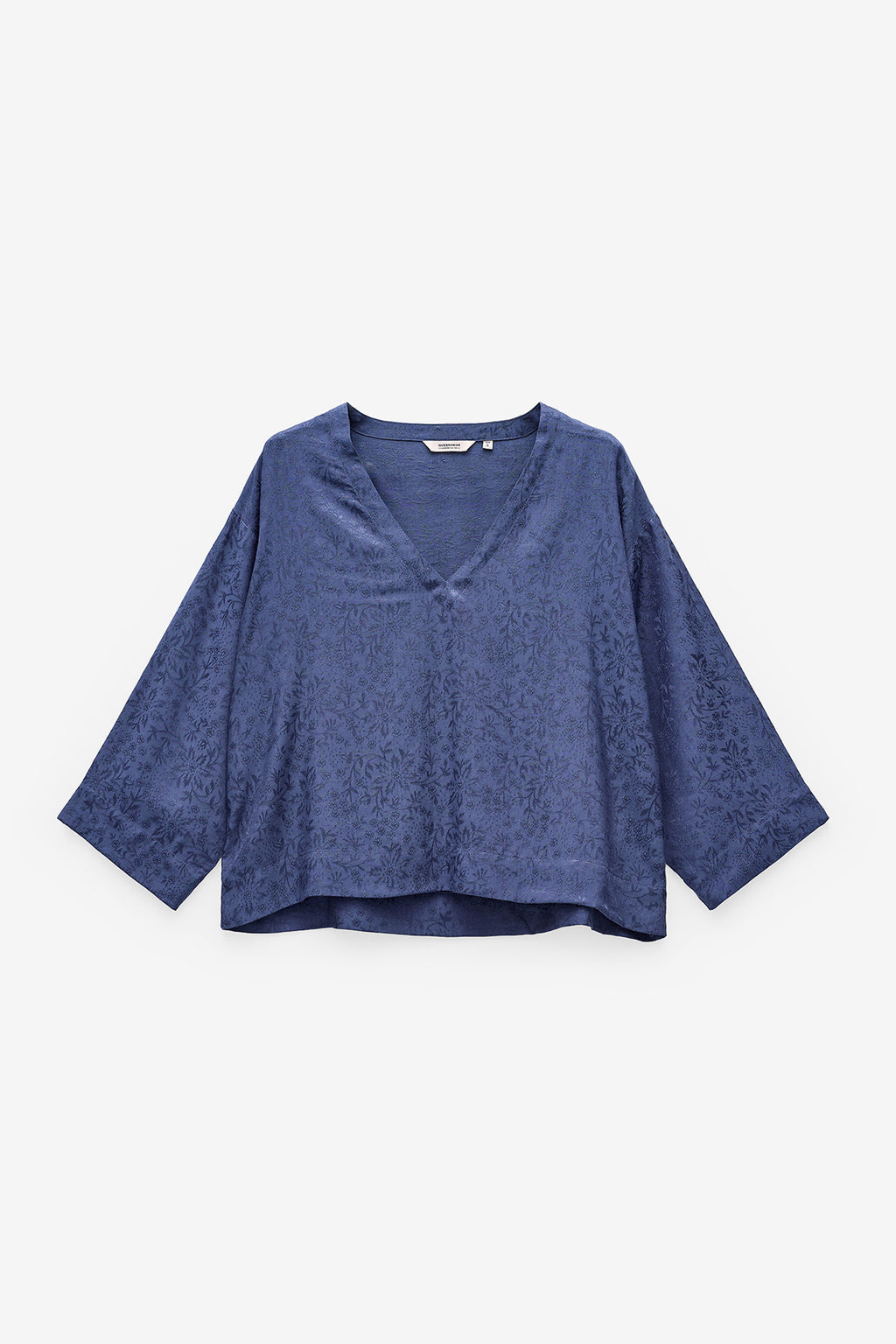 TÚNICA JACQUARD DECOTE EM V