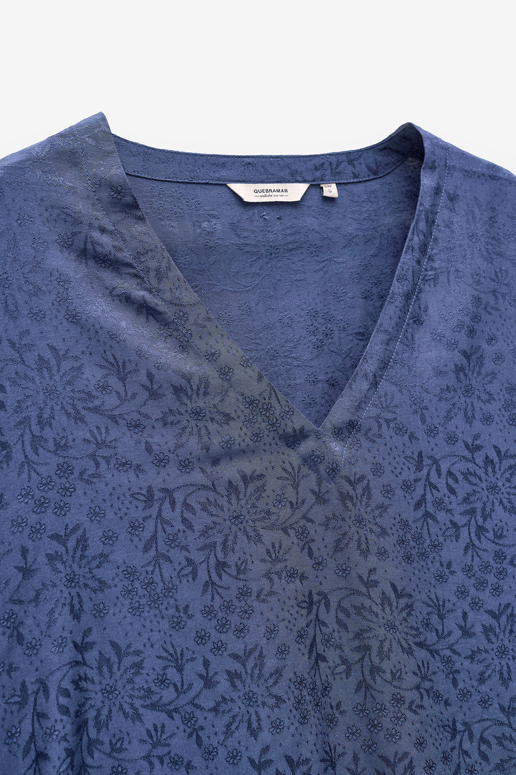 TÚNICA JACQUARD DECOTE EM V