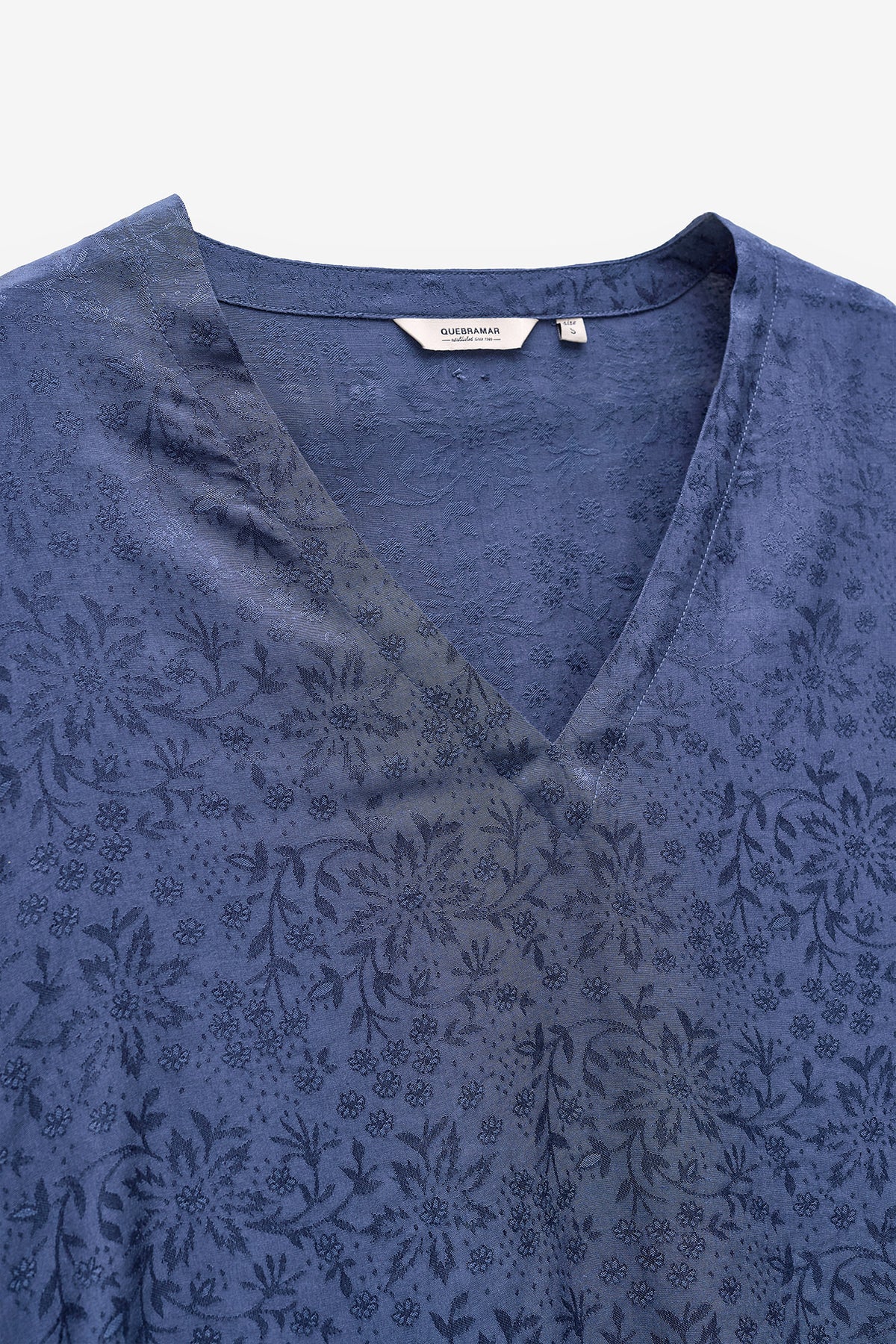 TÚNICA JACQUARD DECOTE EM V