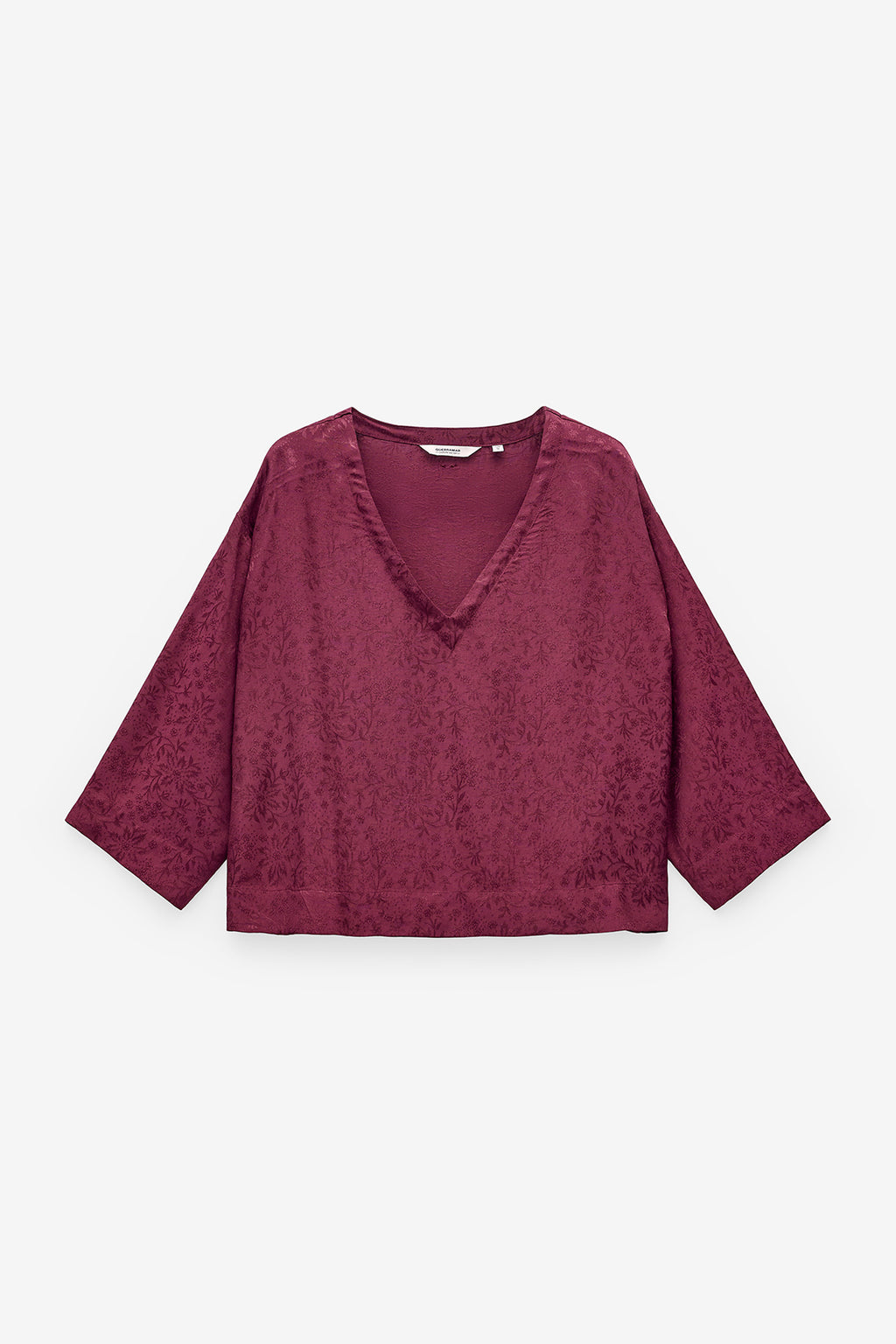 TÚNICA JACQUARD DECOTE EM V