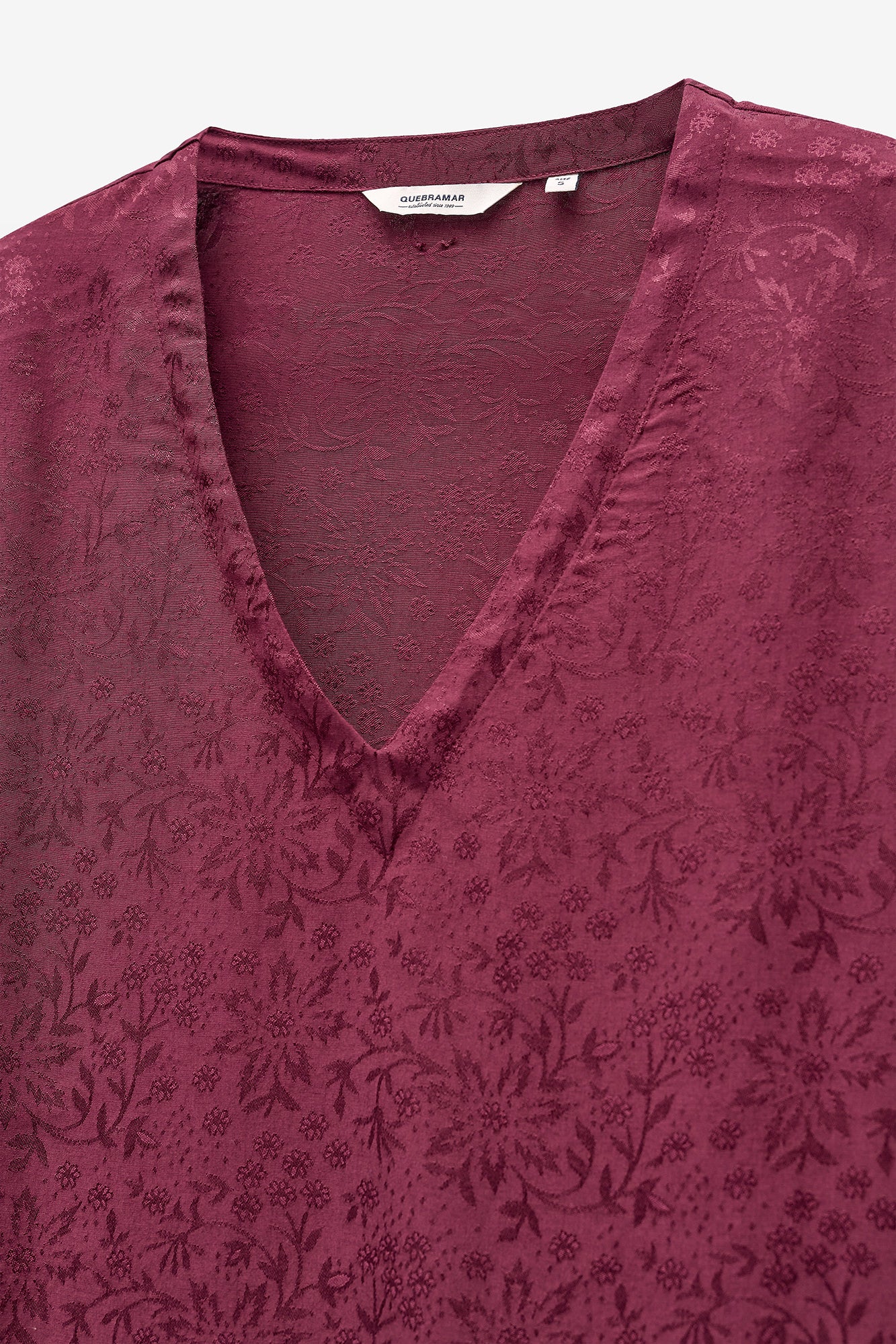 TÚNICA JACQUARD DECOTE EM V