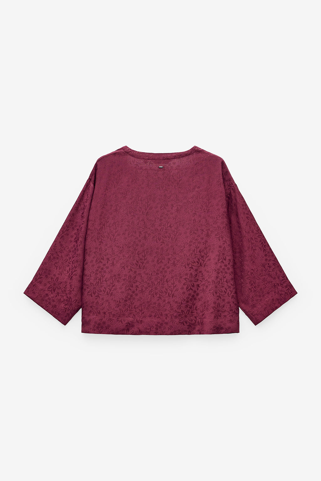TÚNICA JACQUARD DECOTE EM V