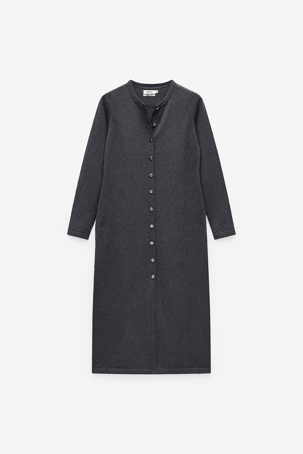 VESTIDO DE MALHA COM BOTÕES