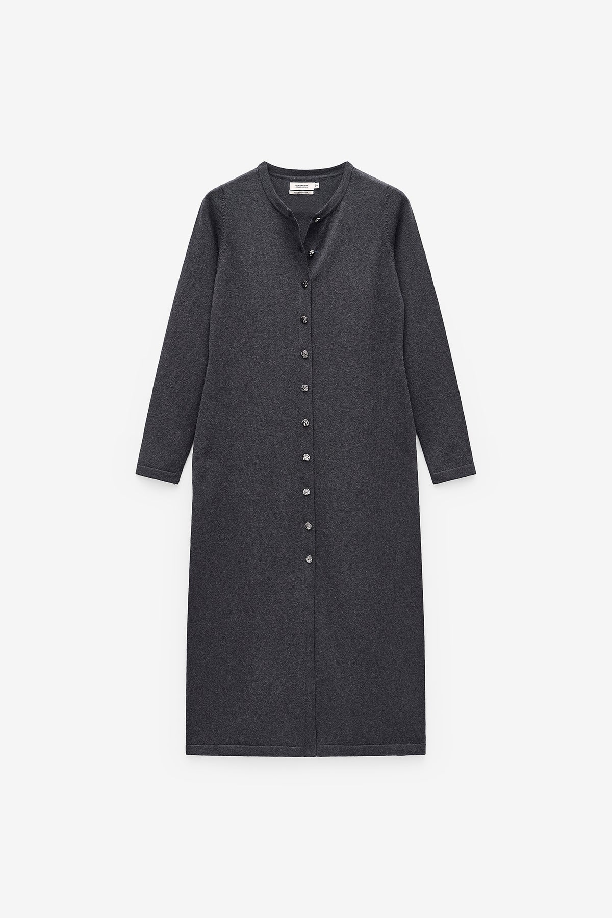 VESTIDO DE MALHA COM BOTÕES
