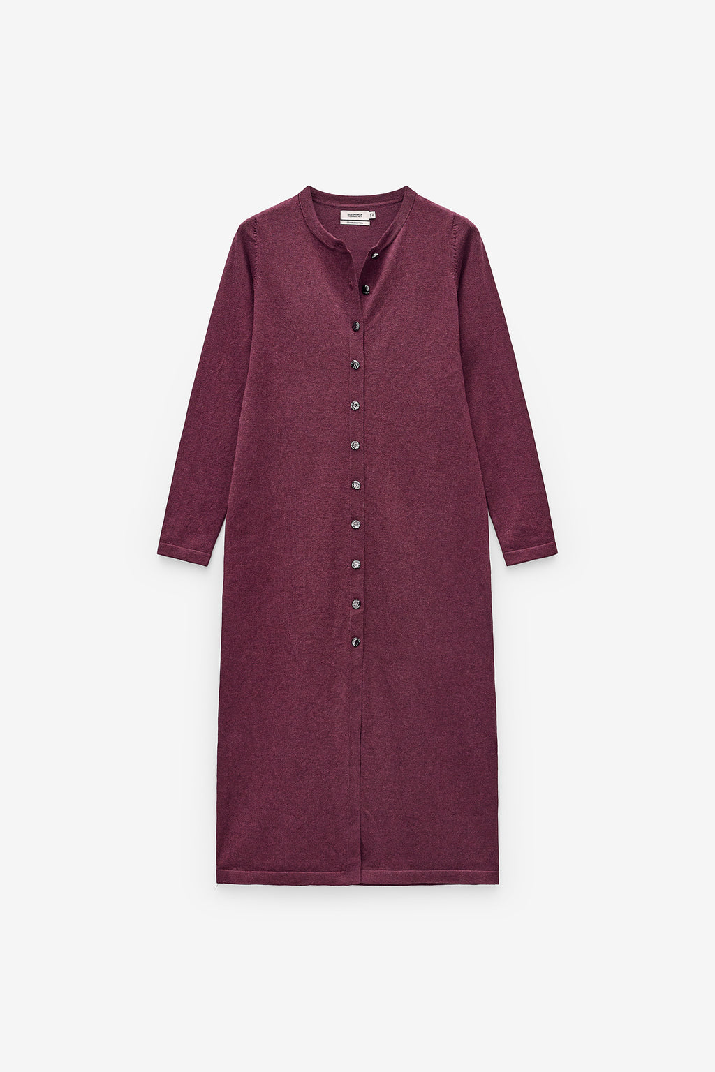 VESTIDO DE MALHA COM BOTÕES