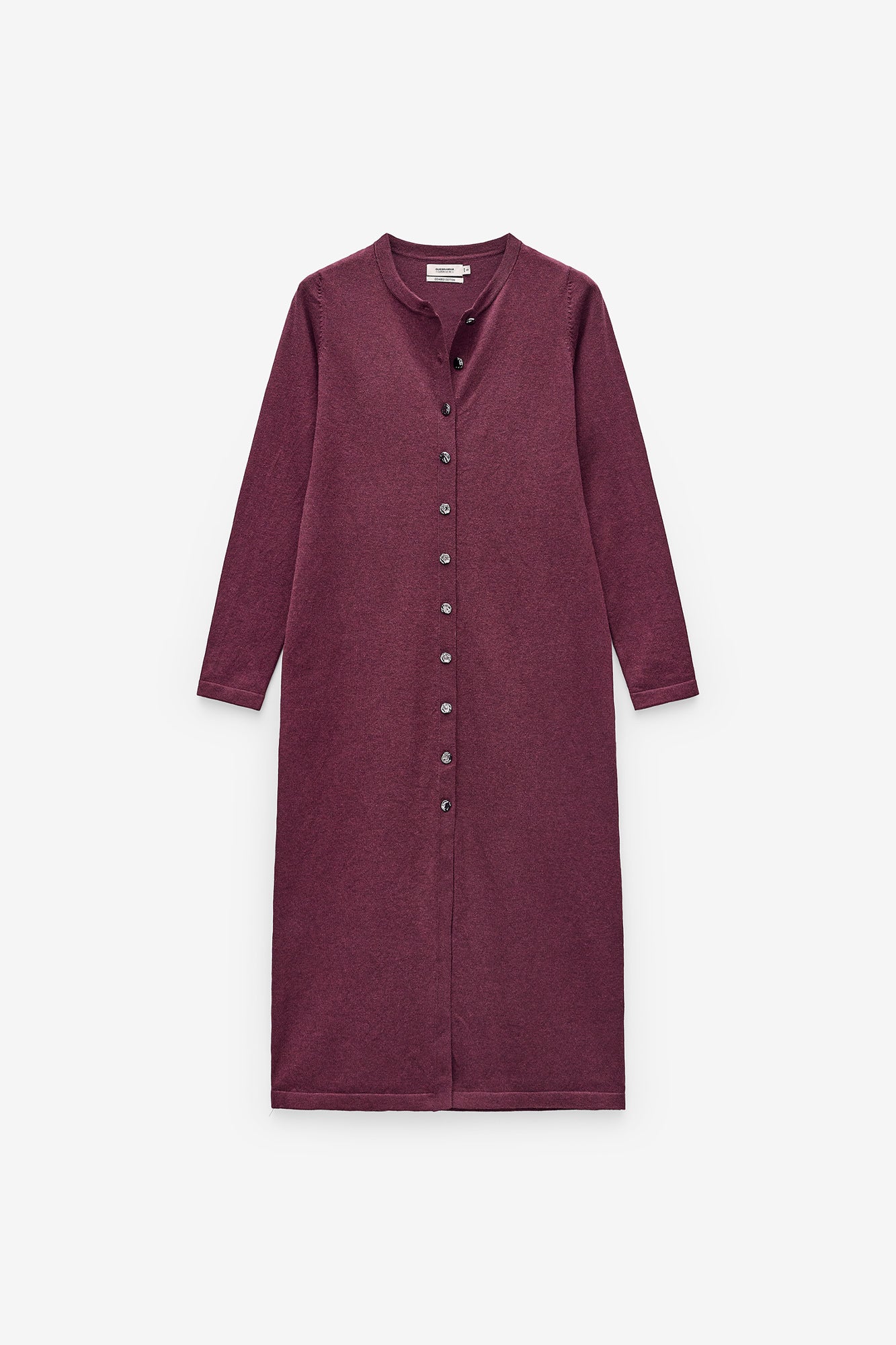 VESTIDO DE MALHA COM BOTÕES