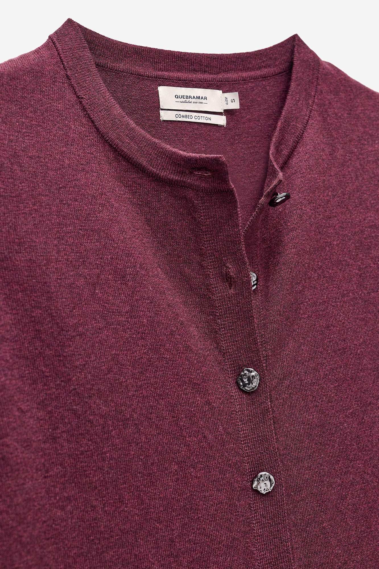 VESTIDO DE MALHA COM BOTÕES