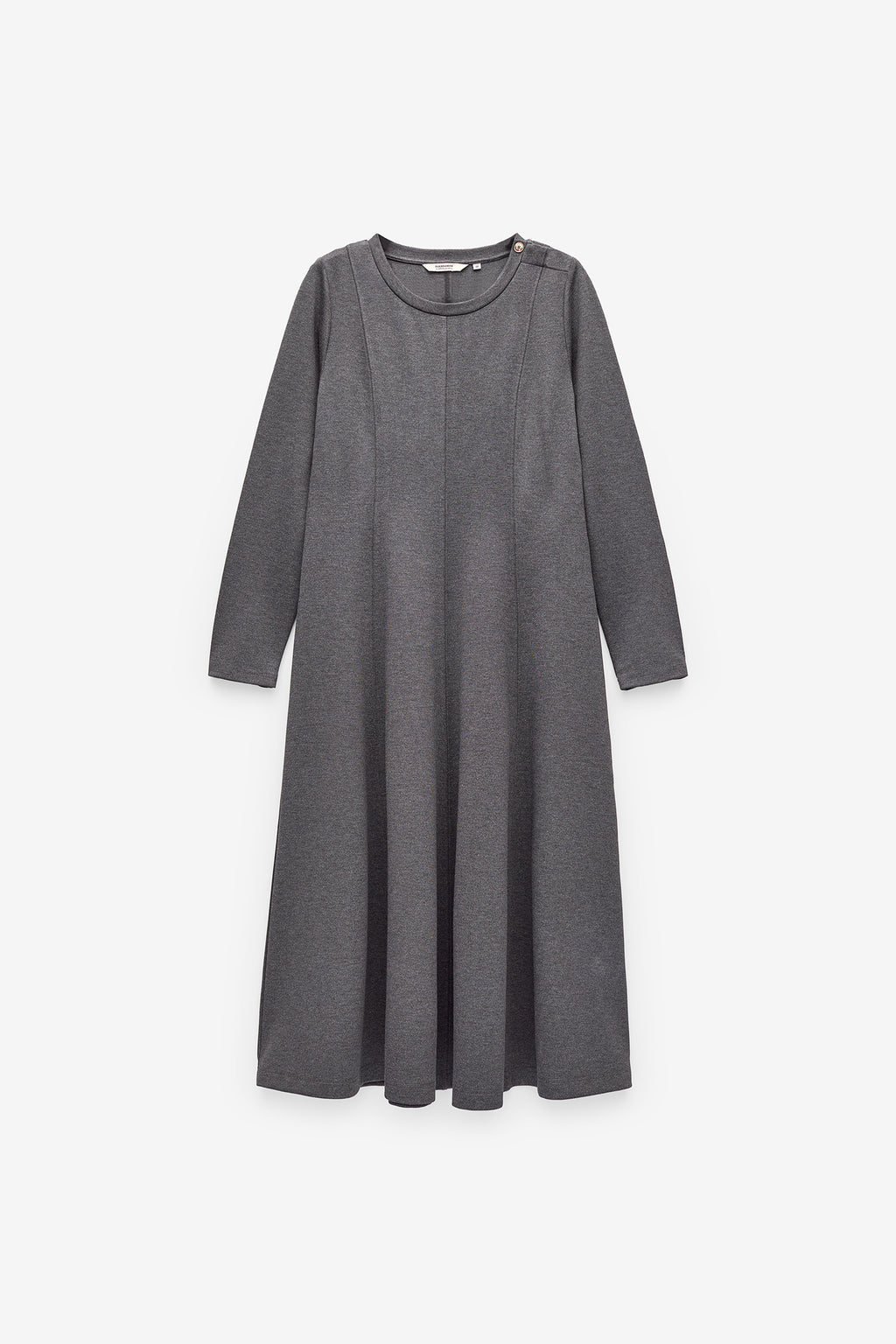 VESTIDO COM BOTÕES DOURADOS NO OMBRO