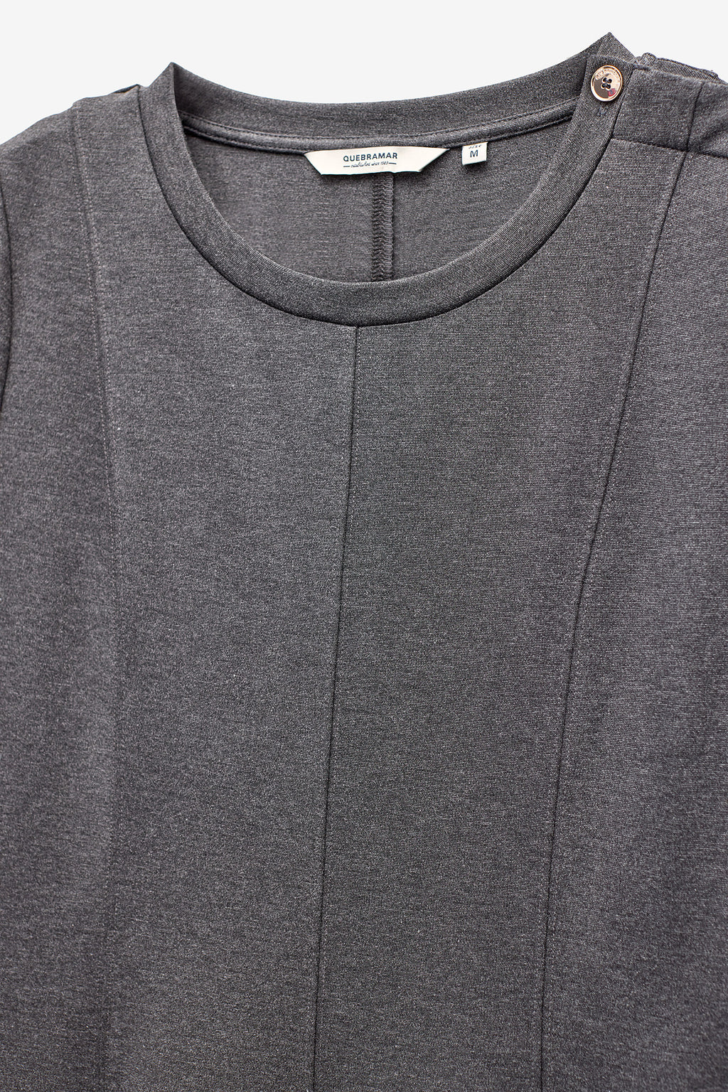VESTIDO COM BOTÕES DOURADOS NO OMBRO