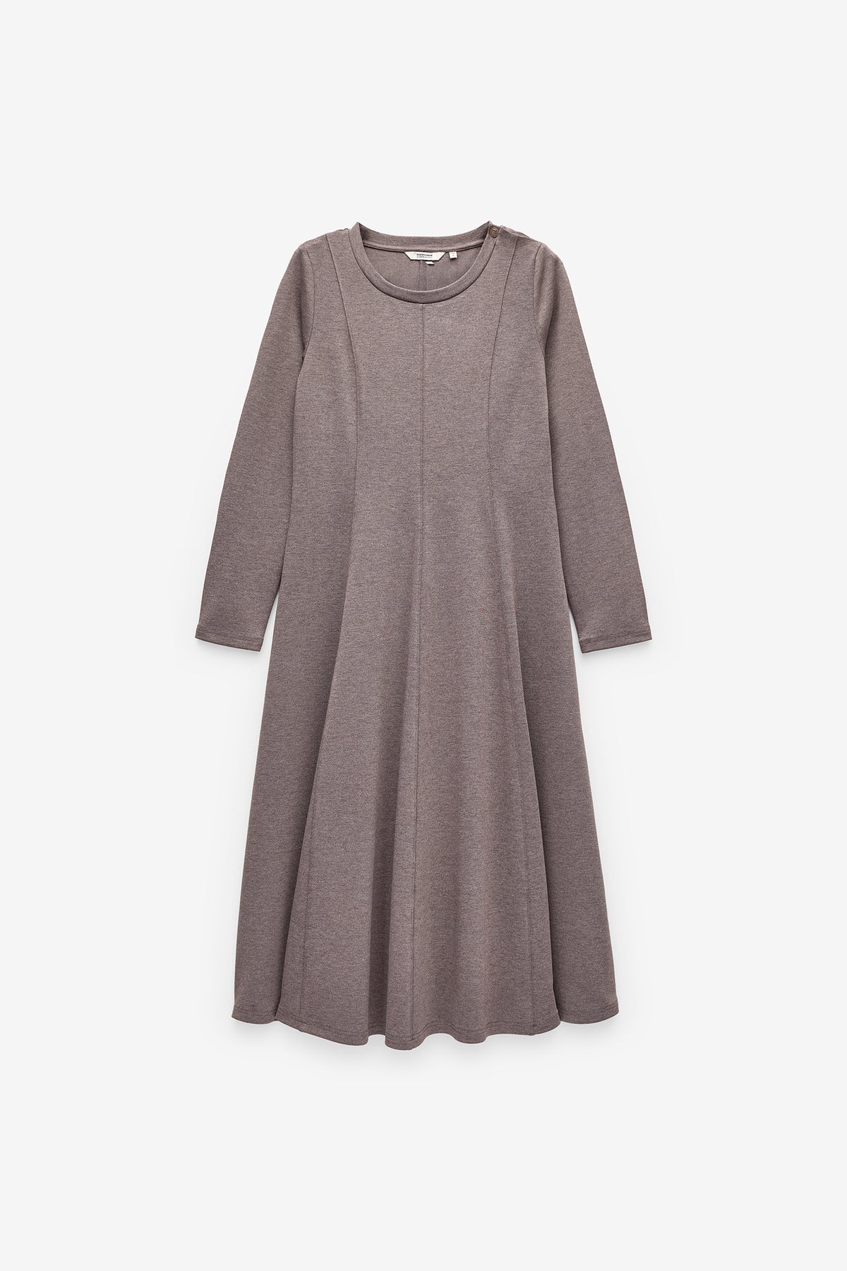 VESTIDO COM BOTÕES DOURADOS NO OMBRO
