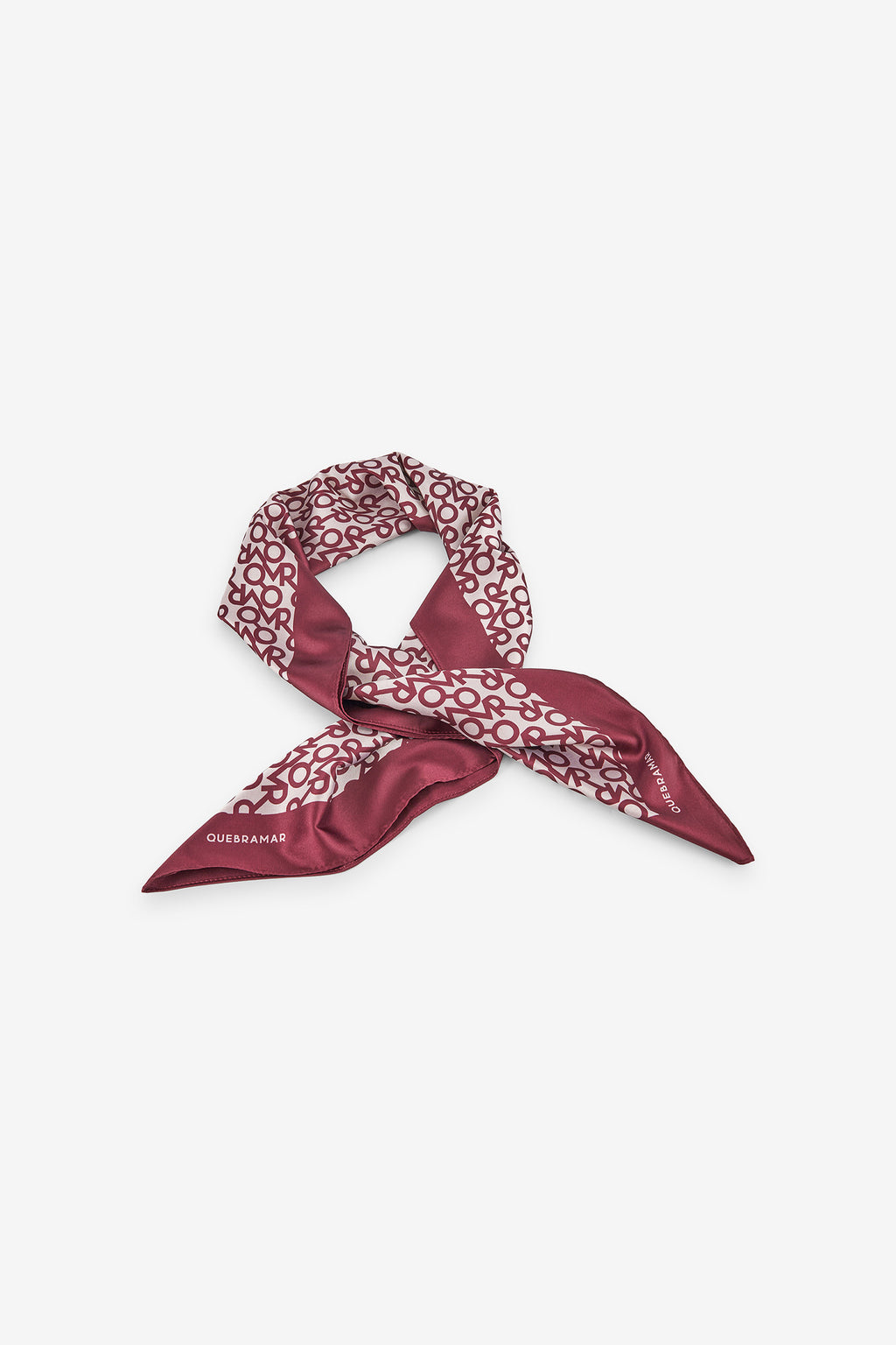 LENÇO ESTAMPADO COM LOGOTIPO