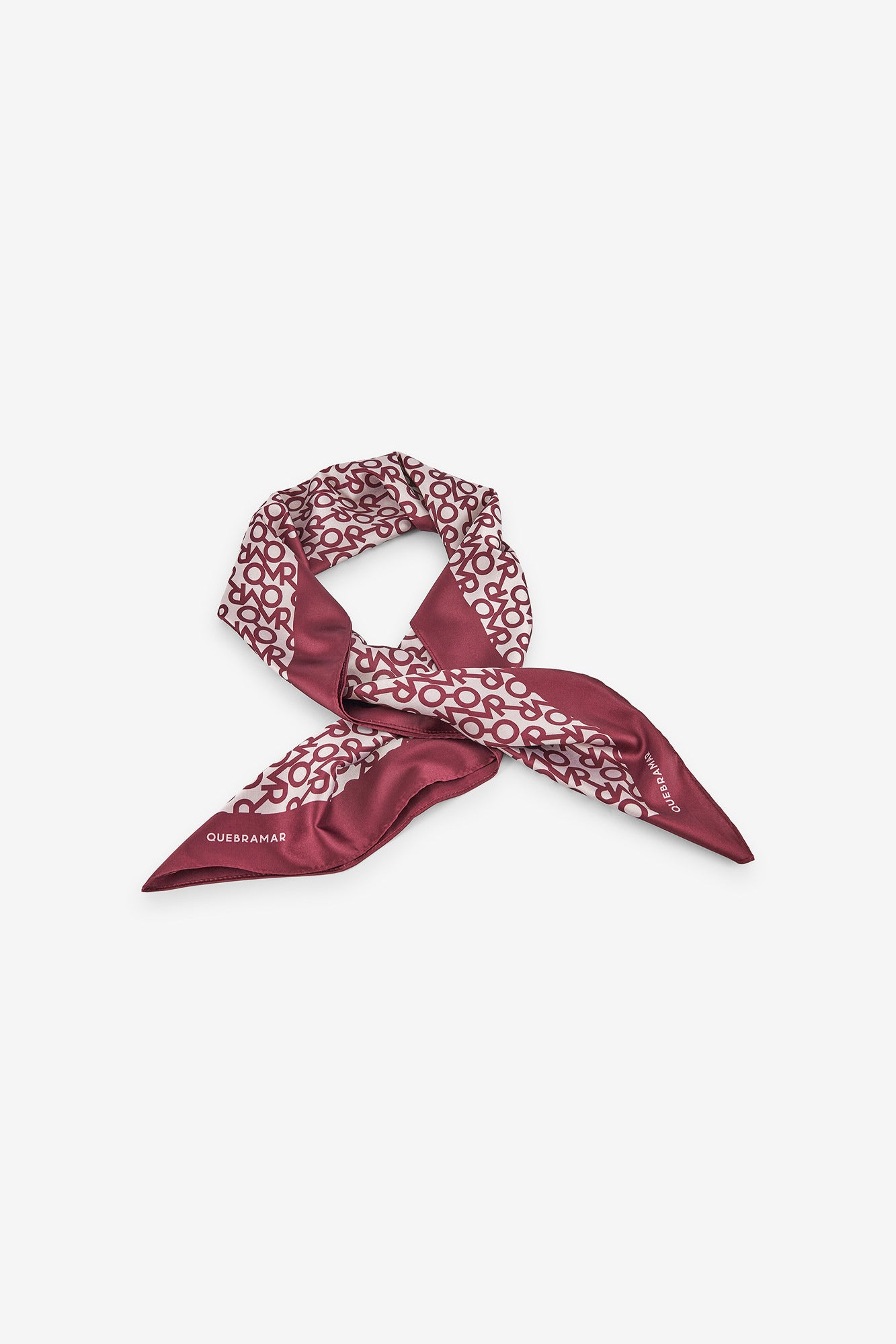 LENÇO ESTAMPADO COM LOGOTIPO