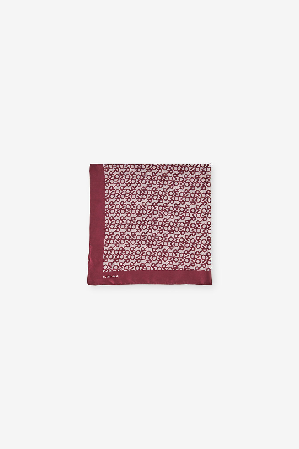 LENÇO ESTAMPADO COM LOGOTIPO