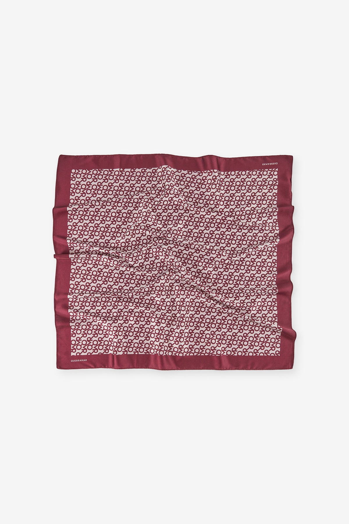 LENÇO ESTAMPADO COM LOGOTIPO