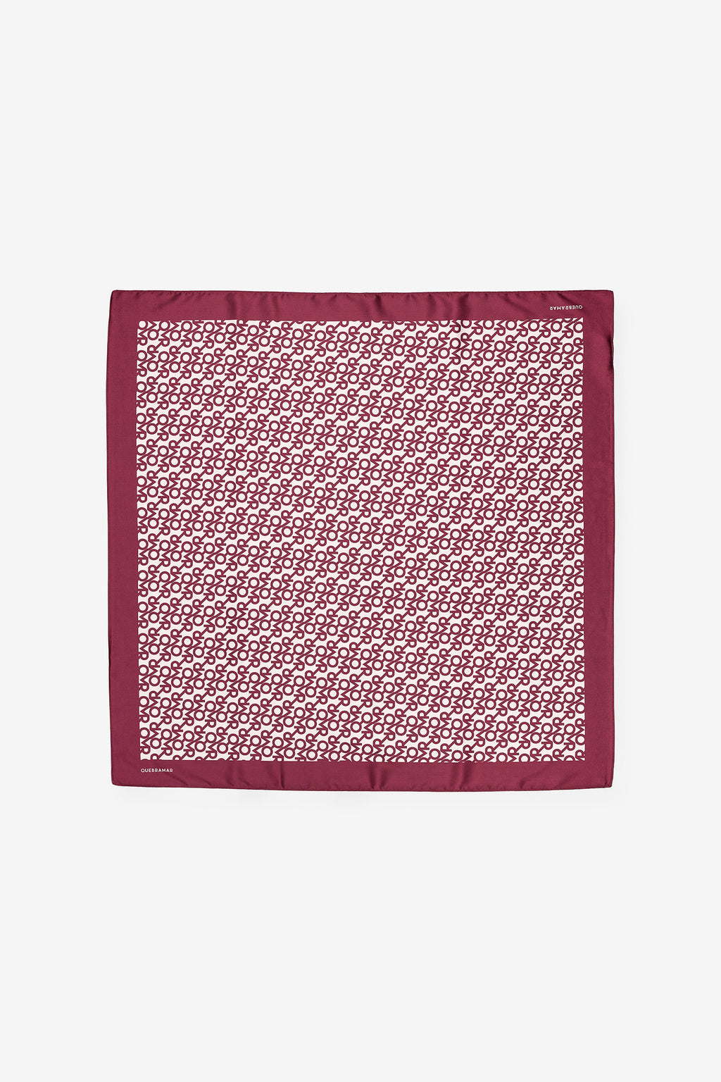 LENÇO ESTAMPADO COM LOGOTIPO